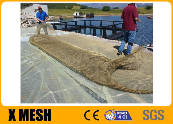 3.5mm Woven Wire Mesh 35mm X 35mm Μέγεθος ανοίγματος για την παραγωγή ψαριών