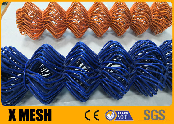 Μπλε βινυλίου 11 PVC φρακτών ASTM F668 συνδέσεων αλυσίδων μετρητών που ντύνεται