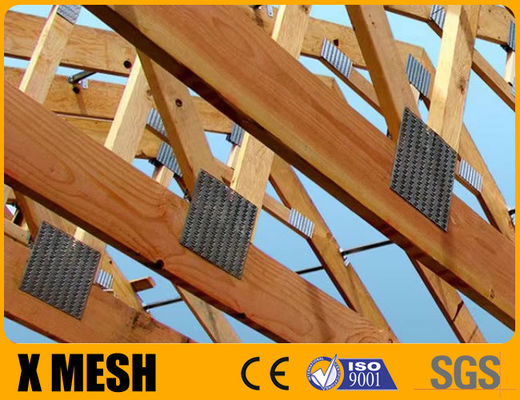 1.5 ίντσες X 5 ίντσες Πλάκες νυχιών Truss Gang με πρότυπο ASTM A653 για τοίχους